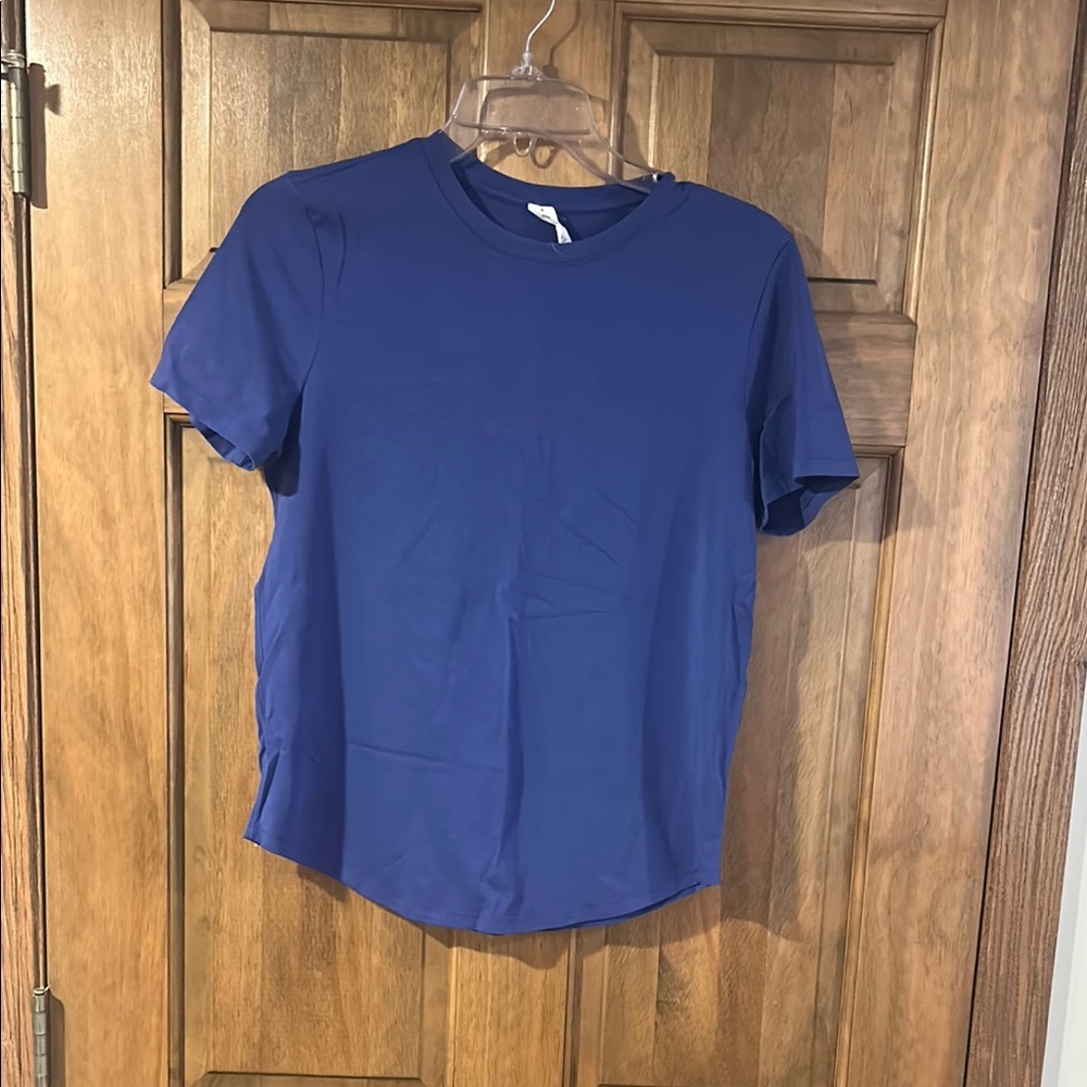 Blue Short Sleeve  lululemon T-Shirt